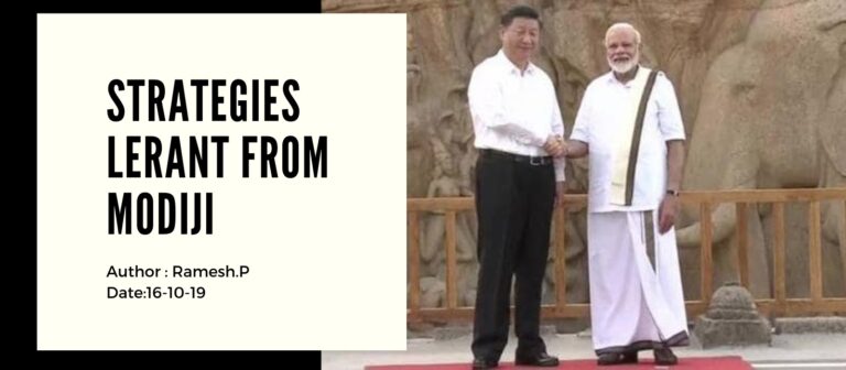 Strategies from Modiji