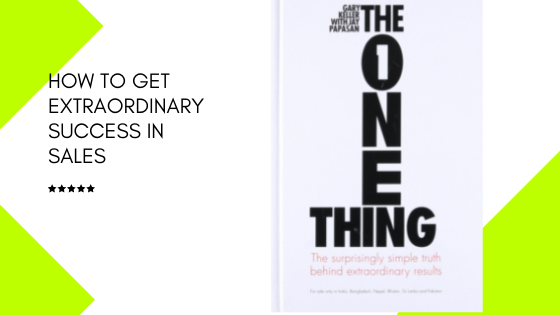 Extraordinary success in sales