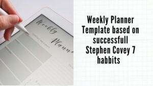 Weekly Planner Template